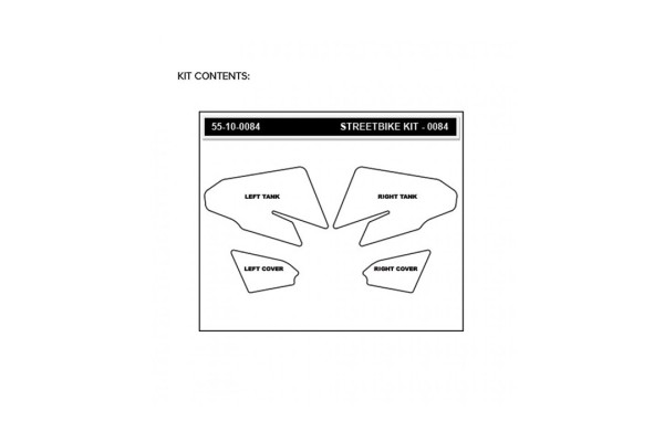 Stompgrip Hybrid, Icon, für BMW F700GS, F800GS (Adventure), 2013-2018