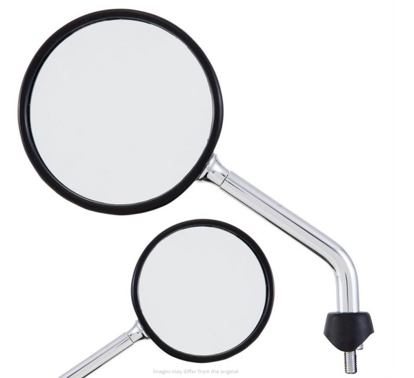 Spiegel Shorty voor Vespa, chroom, rechts en links