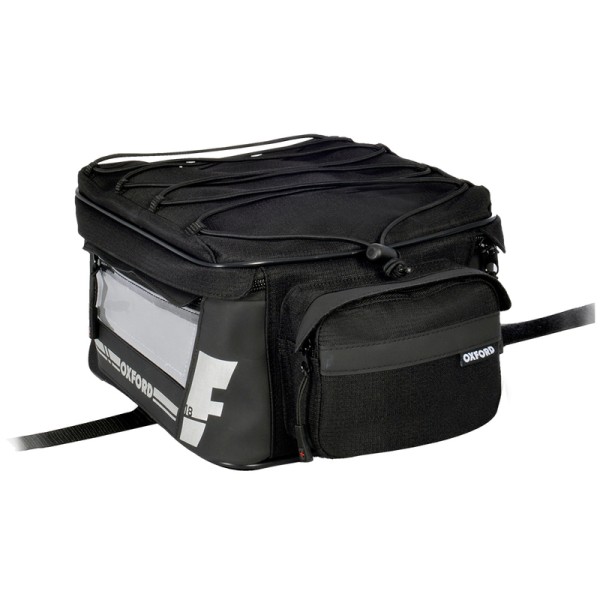 Oxford F1 grote achtertas zwart 35L