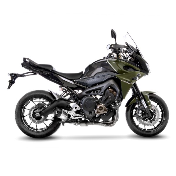 LeoVince compleet systeem LV One Evo voor Yamaha MT-09 /MT-10 /XSR 900, zilver, Euro4, E-certificaat