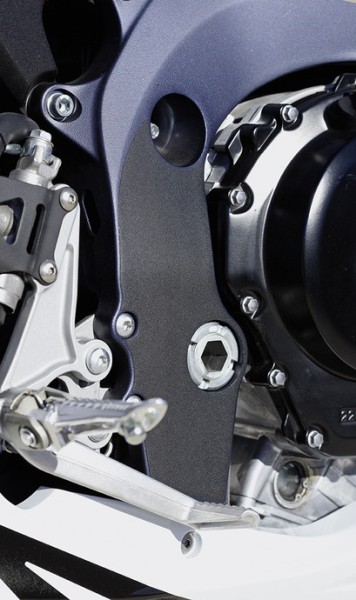 Frame beschermfolie, zwart voor Suzuki GSX-R750 BJ. 2011-2017/ GSX-R600 BJ. 2011-2017