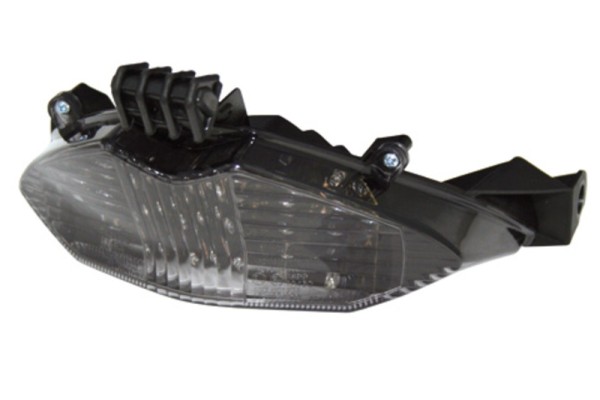 HIGHSIDER slim LED achterlicht zwart Suzuki stijl, E-goedgekeurd (1pc)