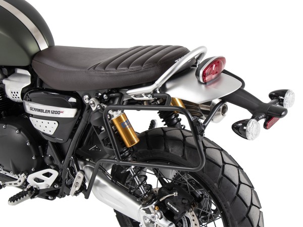 Zijtasdrager vast eenzijdig links zwart voor Triumph Scrambler 1200 XE (2019-)