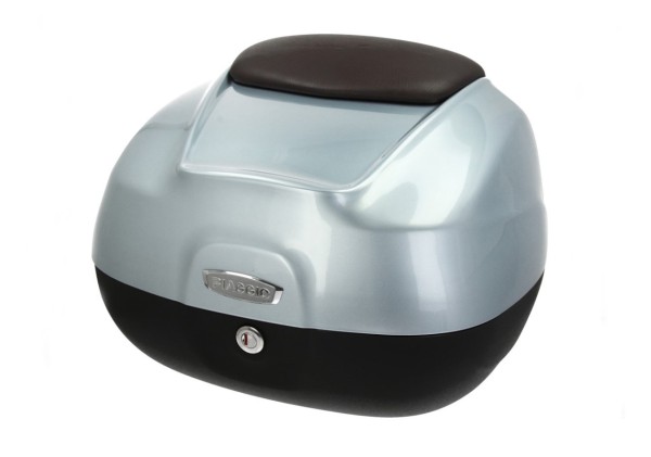 Topkoffer 37 l met rugleuning voor Piaggio Medley 125/150/200 - grigio azzuranto