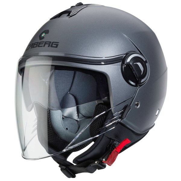 Caberg helm Riviera V4 X mat-pistool metallic