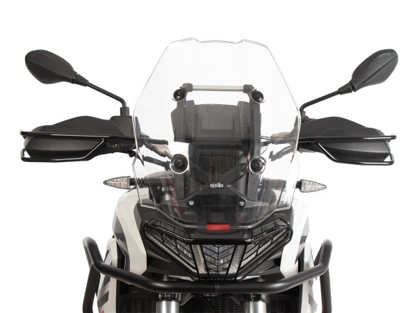 Stuurbeschermerset zwart voor Aprilia Tuareg 660 (25-) Hepco & Becker