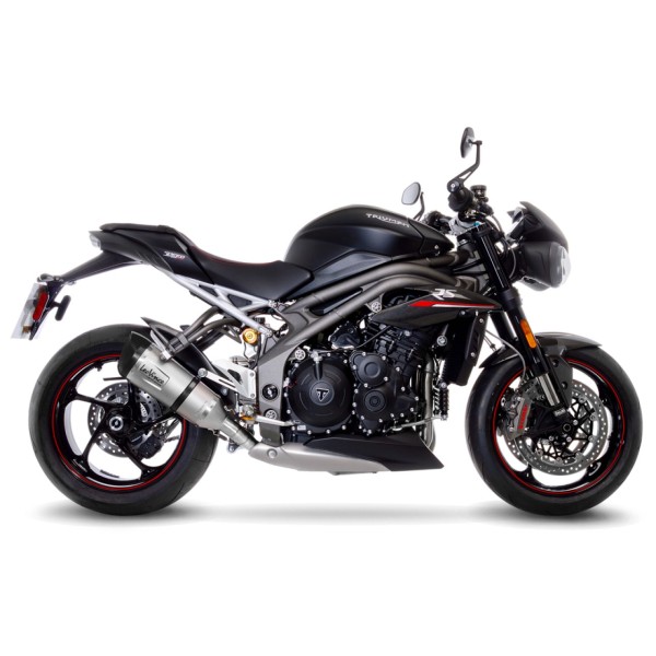 LeoVince uitlaatsysteem Factory S, titanium, slip on voor Triumph Speed Triple 1050 RS / S (18-19)
