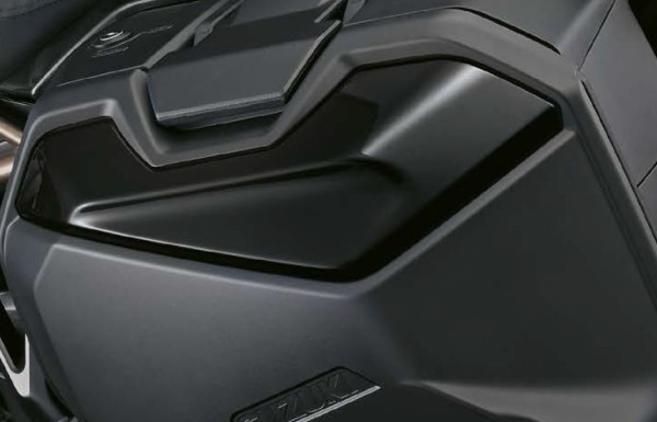 Zijkoffer deksel set zwart voor Suzuki GSX-S 1000 GT (21-) Origineel