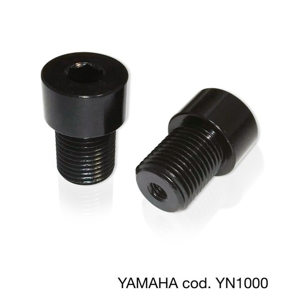Barracuda stuureindadapter voor stuurbeschermers en stuurspiegels voor Yamaha Naked Bikes