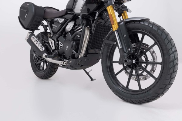 SW-Motech motorbeschermplaat zwart voor Triumph Scrambler 400 X /XC