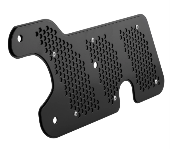 Uitlaatsierstuk schommelarm voor Vespa GTS/GTS Super 125/150cc 4T LC iGet (Euro4), zwart