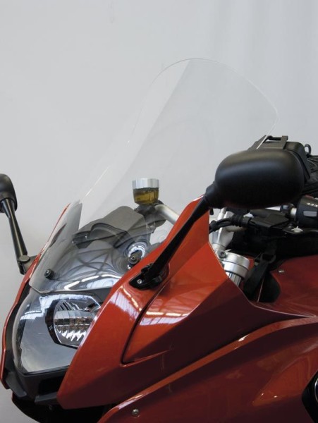 Vergrote voorruit, typ rigineel op originele beugels voor BMW F 800 GT (12-19), rookgrijs