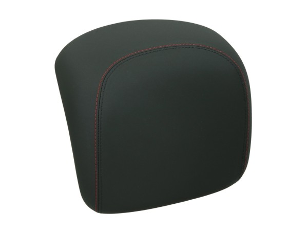 Originele rugleuning voor Vespa GTS/GTV-topkoffer – zwart, rode stiksels