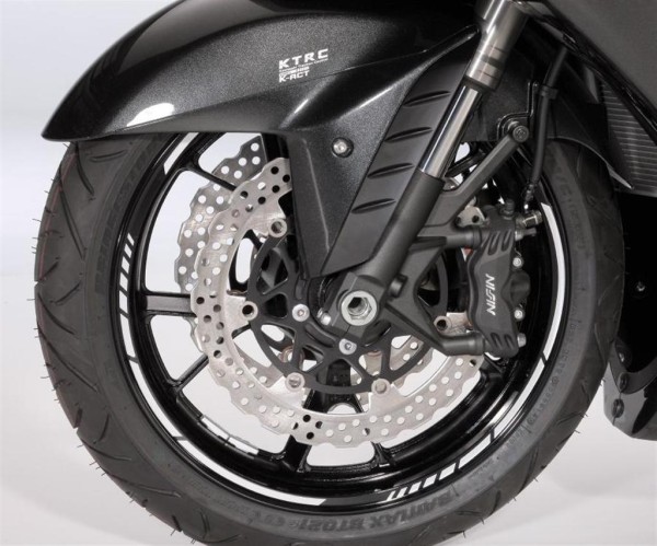 Velgringen GP stijl zilver 1400GTR 2016/ ER-6f 2016/ Z1000SX 2016/ Z300 2016 Origineel Kawasaki