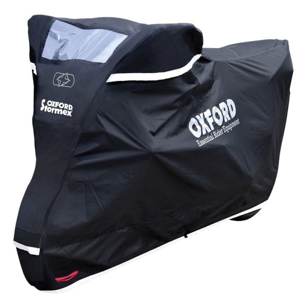 Oxford Outdoor Cover Stormex Zwart - Motorfiets / Scooter - S