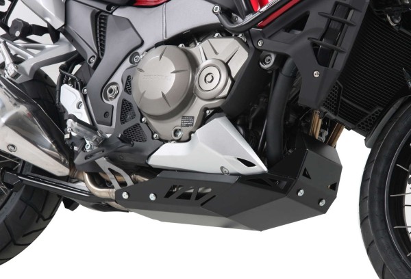Motorbeschermplaat zwart voor Honda VFR 1200 X Crosstourer (12-20) Hepco & Becker