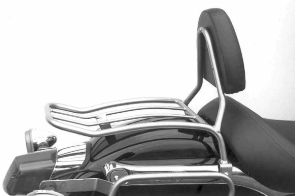 Solorack met rugleuning chroom voor Honda VT 125 C2 Shadow (99-00) Hepco & Becker