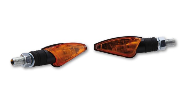 HIGHSIDER Smart Toledo knipperlichtbehuizing zwart / lens oranje (paar), voor & achter