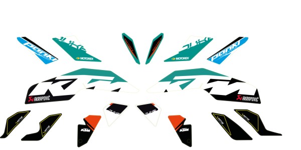 KTM fabriek grafische kit voor Duke 125 / 390 (Bj.17-)