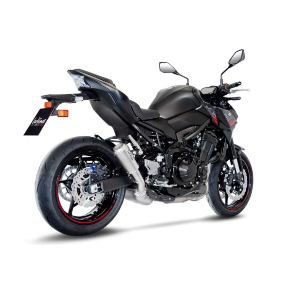 LeoVince uitlaatsysteem LV 10 voor Kawasaki Z 900, roestvrij staal zilver, slip on, Euro4+5, E-certificaat